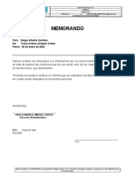 Memoria sobre descuentos en nómina por incumplimiento de funciones