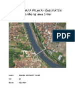 Foto Udara Wilayah Kabupaten Jombang Jawa Timur