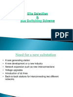 Site Selection Bus Scheme For Substation