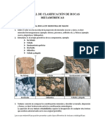 Manual de Clasificación de Rocas Metamórficas