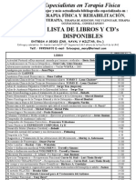 Lista de Libros