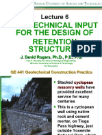 1 Ancient Retention Structures 2