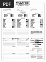 VTM Experience and Blood Potency Costs | PDF