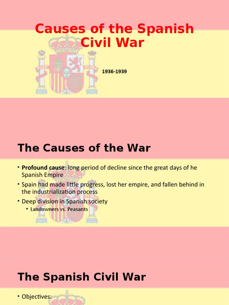 Causes of the Spanish Civil War | PDF | Spanish Civil War | Spain