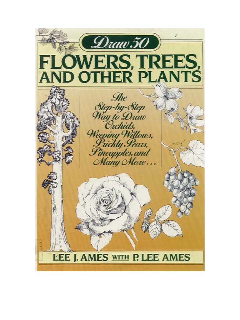 Lee J Ames Draw 50 Flowers Trees Plants