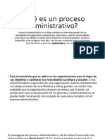 Proceso Administratvo