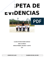 Carpeta de Evidencias