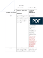 Lessons That Fit Lesson Plan Rationale