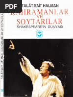 Talat Sait Halman Kahramanlar Ve Soytarılar Schakespeare in Dunyası Cem Yay 1991