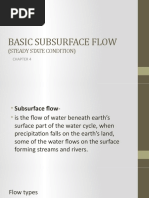 Basic Subsurface Flow Chapter 4