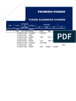 Formato Excel para Metodo de Valuación