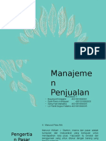 Manajemen Penjualan Kelompok 1