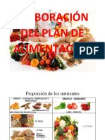 Elaboración Del Plan de Alimentación