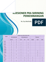 Kuesioner Pra Skrining Perkembangan