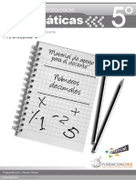 Matemáticas - Educarchile 5° básico - unidad 6