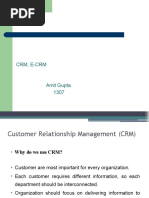 Customer Relationship Management: CRM, E-Crm