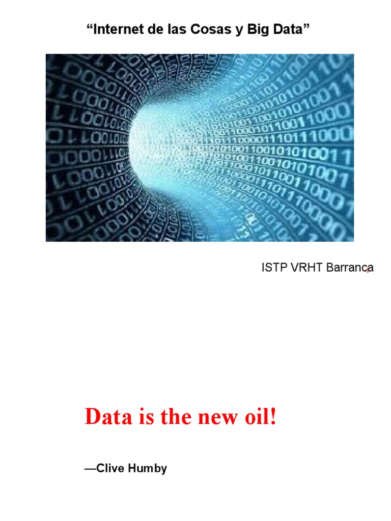 IOT y BIG DATA INTRODUCCION | PDF | Big Data | Internet de las Cosas