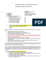 Plan de Tutoria Institucional 2019-Modelo