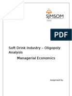 Soft Drink Industry - Oligopoly Analysis Managerial Economics
