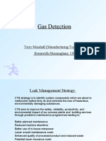 Gas Detection: Terry Marshall (Manufacturing Technical) Bournville/Birmingham. UK
