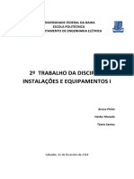 Projeto de instalação elétrica industrial com memória de cálculo