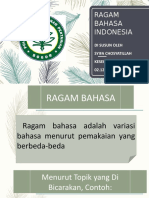 RAGAM - BAHASA - INDONESIA Syifa