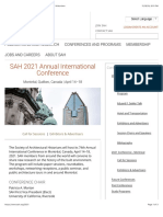 2021 Conference - Montreal | Society of Architectural Historians