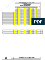 Plantillas de Notas y Asistencia 2020