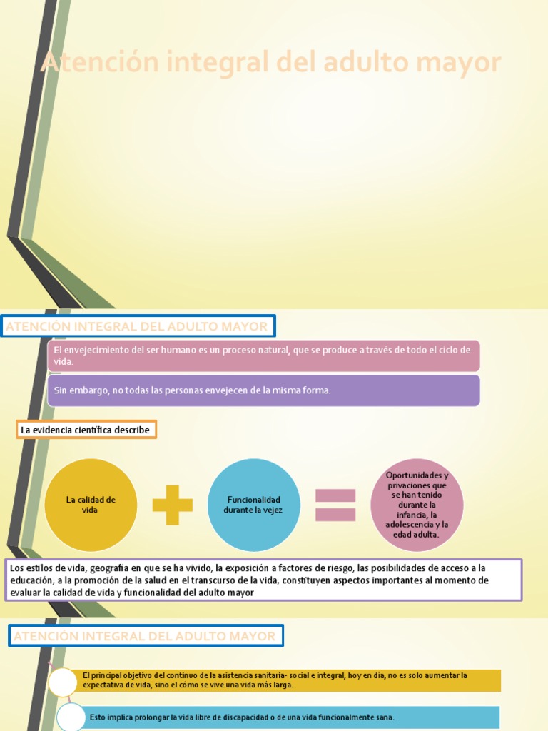 Atencion Integral Del Adulto Mayor | PDF | Vejez | Adultos