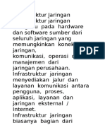 Analisis Kebutuhan Infrastruktur Jaringan