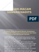 Macam-Macam Sunnah