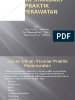 Tujuan Standard Praktik Keperawatan