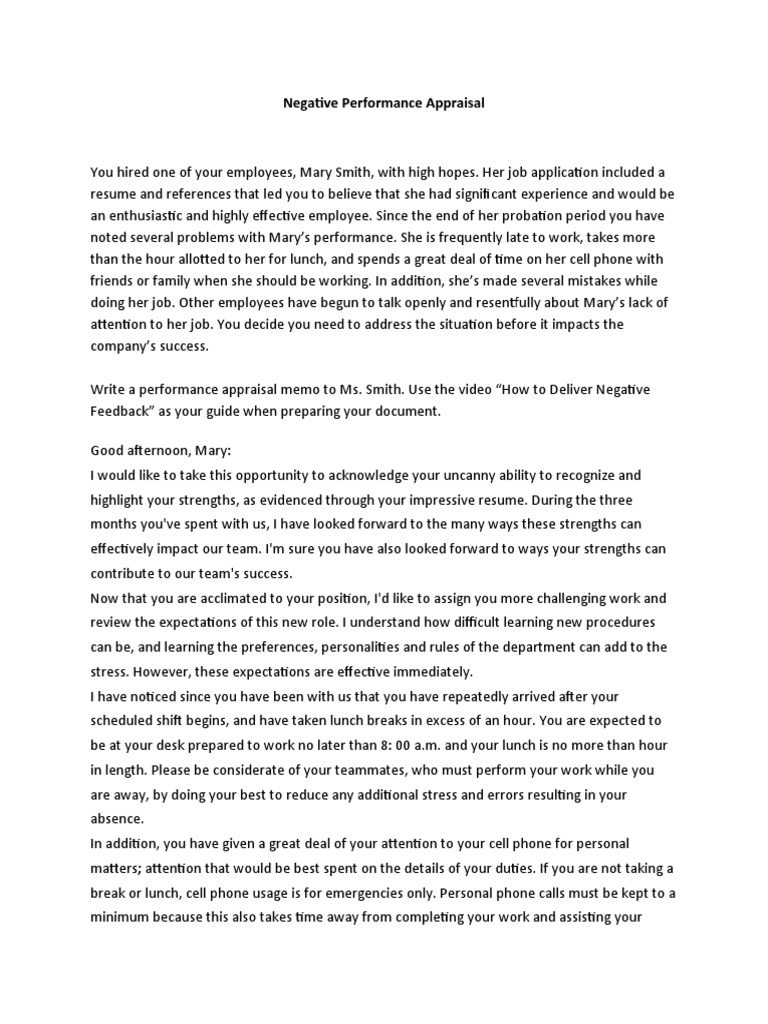 negative-performance-appraisal-pdf-performance-appraisal