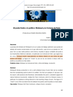 El Poeta Frente A Lo Político - Rimbaud y La Comuna de París