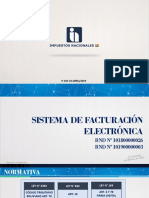 Sistema de Facturacion Electronica PDF