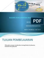 Modul#1 Pengertian Budaya Keselamatan Keamanan Dan Pelayanan