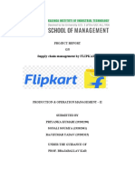 POM II Final Report On SCM of Flipkart