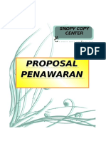 Cover Proposal Penawaran