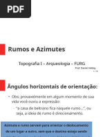 Aula 2 Rumos e Azimutes