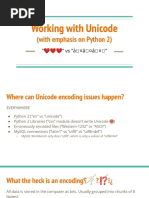 Working With Unicode