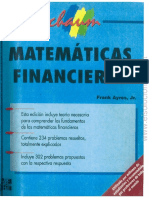 Matemáticas Financieras - Frank Ayres, Jr. - 1ed PDF