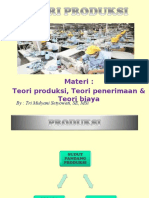 TEORI PRODUKSI