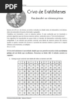 Crivo de Eratóstenes