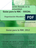 Componente Social - Guías para La RBC OMS - 2012