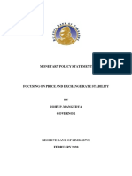 Monetary Policy Statement 17 February 2020