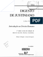 Digesto de Justiniano - Livro I - Agnes e José Cretella