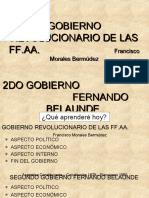 Gobierno Francisco Morales y 2do de Fernando Belaunde