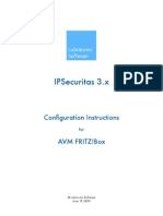 Ipsecuritas 3.X: Configuration Instructions Avm Fritz!Box