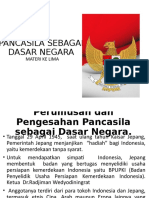 Bab 5 - Pancasila Sebagai Dasar Negara