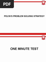 Math Lesson 1 Polyas Problem Solving STR